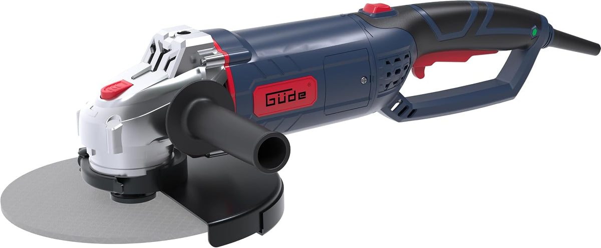 Güde Nutfräsen-Zubehör, Winkelschleifer WS 230-2350 R (2350 W, ø 230mm, 6500 1/min, drehbarer Handgriff (3x90°), 3-Pos. Zusatzgriff