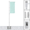 Vispronet Fahnenmasten & Zubehör, ® Alu-Fahnenmast 6 m/ø 75 mm Protect Extend ✓ Hissbarer