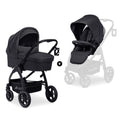 hauck Kinderwagen, 2 in 1 Saturn R Duoset ab Geburt bis 22 kg, mit Babywanne & Wendbaren Buggysitz mit Liegefunktion, UPF 50+, Höhenverstellbar