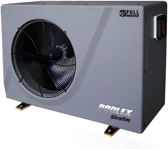 POOLEX PC-SLP120N 120 - Silverline Inverter - Leise Pool-Wärmepumpe - Für alle Pools - Multifre­quenz- Kompressor