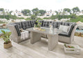 Gartenmöbel-Set, Loungeset Palma Riviera Deluxe Vintage Weiß Aufstellmaß: 220x270cm, Destiny
