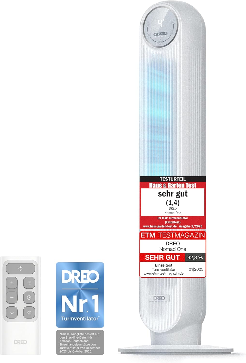 DREO Leiser Turmventilator