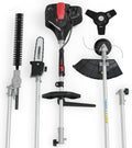 Onbest Rasentrimmer, 4in1 Benzin Multifunktionsgerät 1, 9 PS, Freischneider