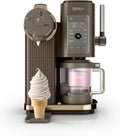 Ninja CREAMi Scoop & Swirl Eismaschine, mit 2 Behältern, 13 Funktionen, für Eiscreme, Softeis, Gelato, Sorbet, Milchshakes und mehr