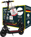 EGRET 2026 Neuerscheinung Unit E-Scooter, mit Straßenzulassung, 20 km/h, 100 km, Doppelfederung