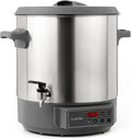 Klarstein Einkochautomaten, 27 Liter, 1800 Watt, 30-100 °C, Timer, Warmhalte-Funktion, Überhitzungsschutz, Edelstahl gebürstet