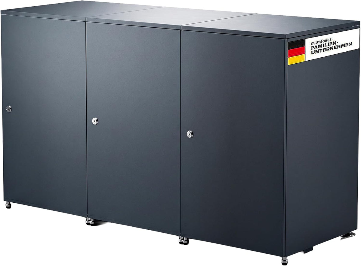 Metzler Mülltonnenbox,   Mülltonnenbox 3er 240L in