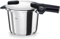 Fissler Schnellkochtopf,  , Vitaquick Elemental Schnellkochtopf (6 L, Ø 22 cm, Salbeigrün), Edelstahl, 2 Garstufen, Superthermic Boden, Induktion