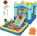 AIYAPLAY Hüpfburg, mit Gebläse, Rutsche für 3-8 Jahre Kinder 364 × 173 × 182 cm