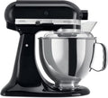 KitchenAid Küchenmaschine,   Küchenmaschine - Artisan - Kippbarem Food Processor - Teigknetmaschine mit 5 Zubehör - 2 Schüsseln aus Edelstahl - 4.8 L