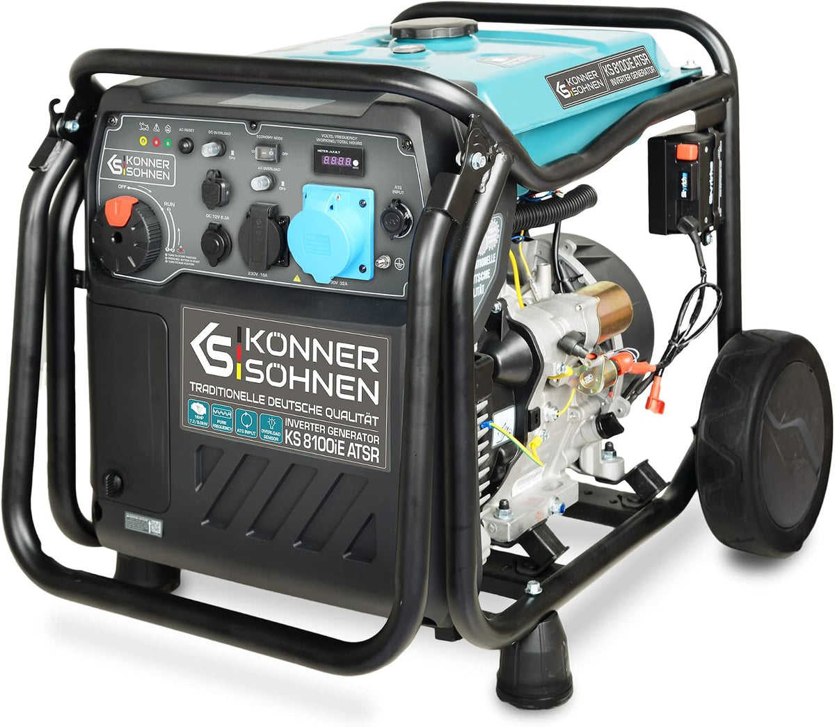 K&S Könner&Söhnen Stromgenerator, KS 8100iE ATSR Inverter Generator 8 kW, Benzin Stromerzeuger