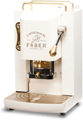 Faber Kaffeemaschine,   PRO Total Deluxe Kaffeemaschine aus Messing, 44 mm Ese Papier, 1.3 liters