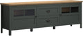 TV-Lowboard - Stanton - TV-Schrank - Tannengrün Evoke Eiche -, mit 4 Fächern und 2 Vollauszug-Schubladen - (BxHxT) 184 × 64 × 45 cm - Landhausstil