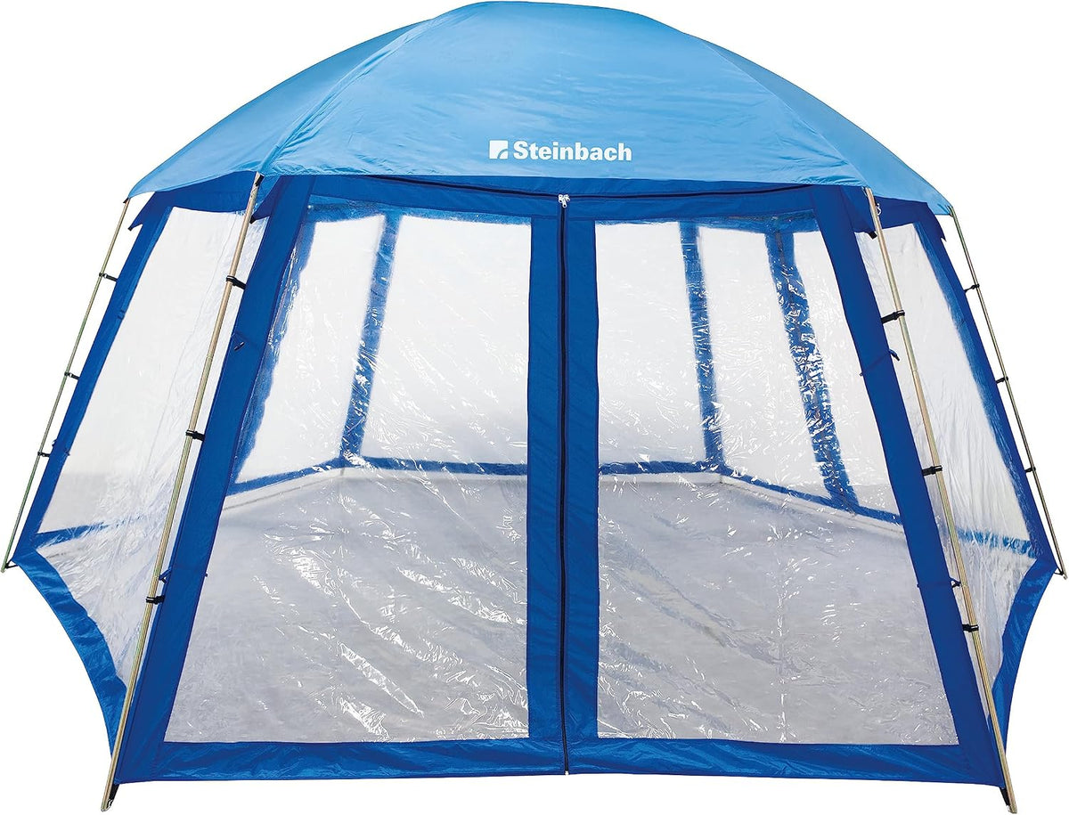 STEINBACH Abdeckungen, Pooldach, 036420, Für Pools bis Ø 400 cm, Sonnenschutz, schnelles Aufwärmen des Poolwassers und geringere Verschmutzung