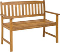 Sitzbank 2-Sitzer Gartenbank Holz Holzbank wetterfest, COSTWAY