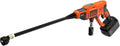 BLACK+DECKER Hochdruckreiniger, Akku-Druckreiniger (18V, 24 bar, mobiler Druckreiniger zur Reinigung oder Bewässerung, mit flexiblen Wasseranschluss