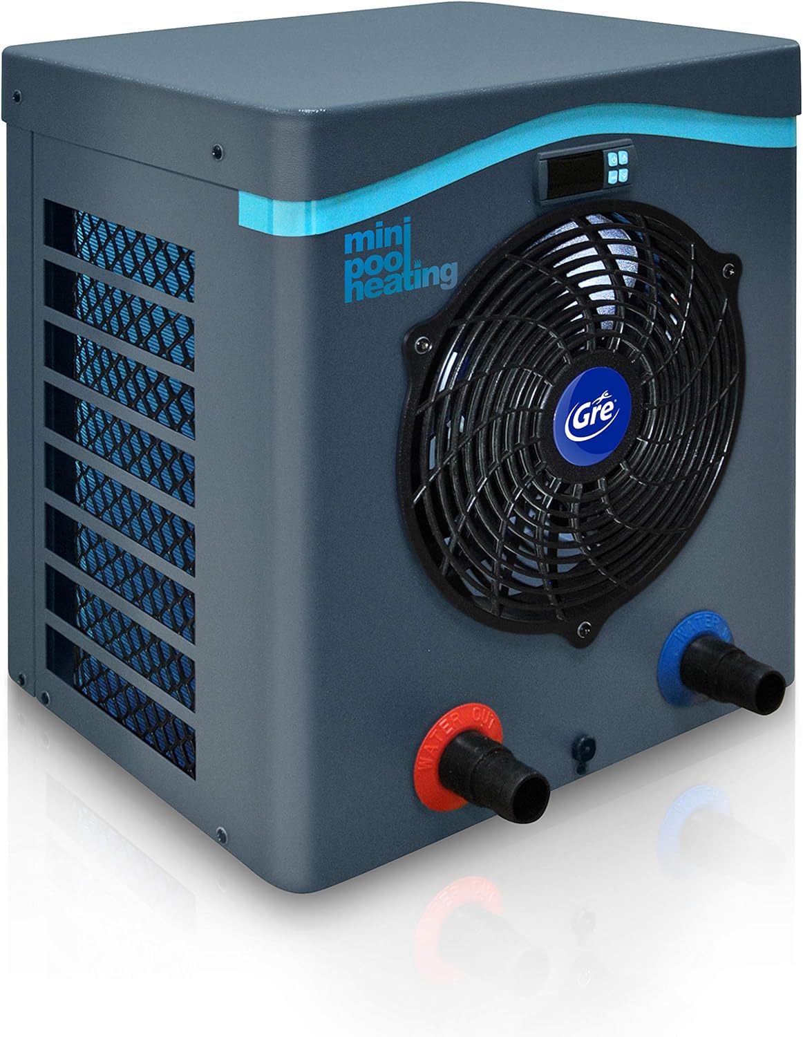 Gre Heizpumpen, Mini-Wärmepumpe bis 28°C ohne Bypass Aufstellpools 40 m³
