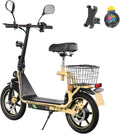 TWOFISH E-Scooter, E Moped mit Straßenzulassung, Elektro Motorrad für Erwachsene mit 500W Motor 48V 13Ah Akku, EEC Zertifiziert, 12/14 Zoll Reifen