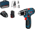 Bosch Professional Akku-Bohrschrauber, Ladegerät, 39tlg.-Zubehör-Set, Werkzeugtasche) - Amazon Exclusive