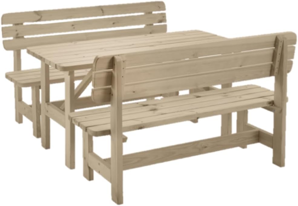 iWerk Essgruppe, Gartengarnitur aus Holz