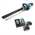 Makita Säbelsägen, DUH 523 Akku Heckenschere 18V 52cm mit 2x 4, 0Ah Akku und Ladegerät