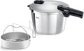 Fissler Schnellkochtopf,  , Vitaquick Premium Schnellkochtopf (8 L, Ø 26 cm), Edelstahl, 2 Garstufen, inkl. Einsatz, Induktion, Made in