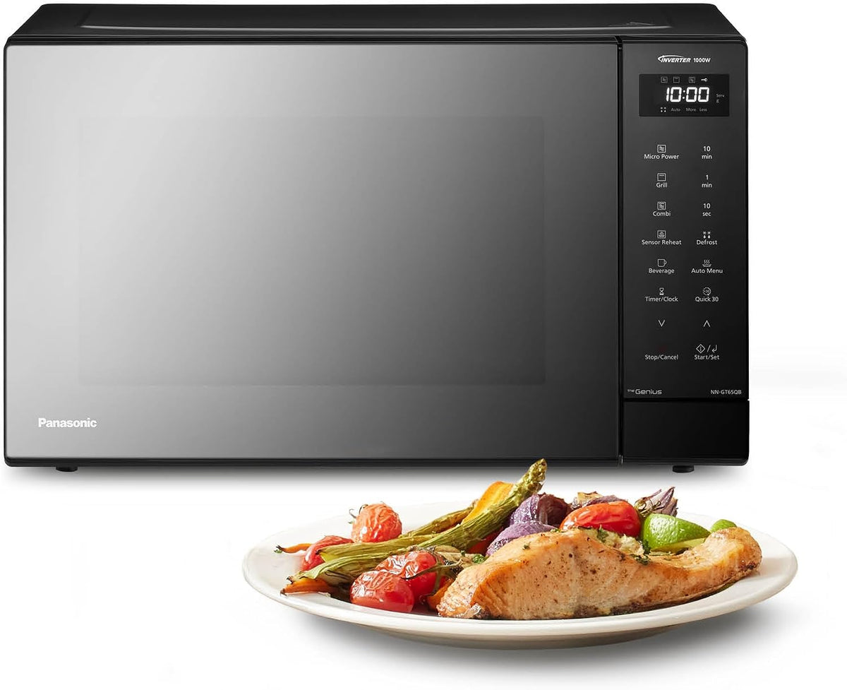 Panasonic NN-GT65QBEPG 31L Kombi- Mikrowelle, mit Grillfunktion, 23 Automatische Programme, 1000 W, Kombi-Kochen, 7 Leistungsstufen