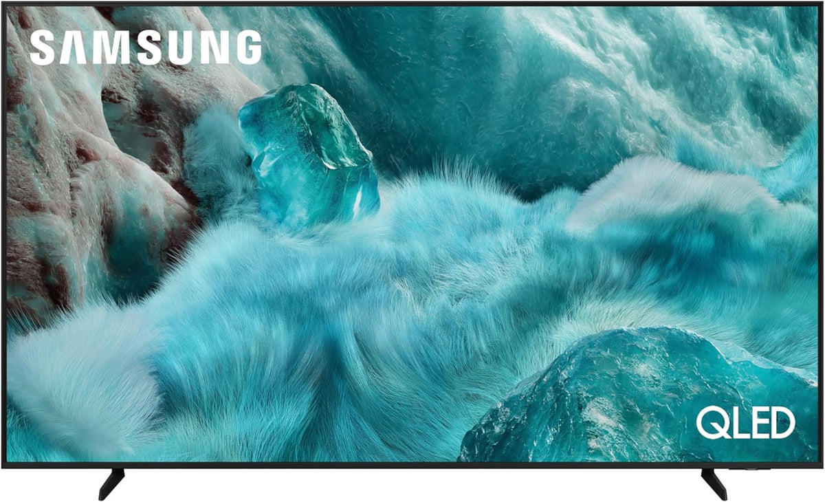 Samsung QLED Q7F4 4K 55 UHD Zoll Fernseher, Q4 AI Prozessor, Quantum Dot Für Reale Farben, Upscaling, Knox Security, Adaptive Sound, Vision Smart TV