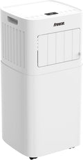 FREEZE. 7000BTU seven Mobile Klimaanlage, Weiß, Monoblock-Klimagerät mit LED-Display & Fernbedienung, Timer und Sleep‑Modus, verstellbarer Luftauslass