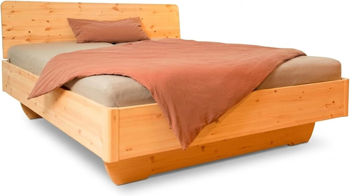 Betten, Bettrahmen & Lattenroste, Geborgenschlafen BIOBETT Zirbenbett Freya mit Rollrost, geborgenschlafen.com