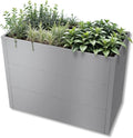 Metzler Hochbeete-Kit, Hochbeet für den Garten oder Balkon, Stahl in Grau