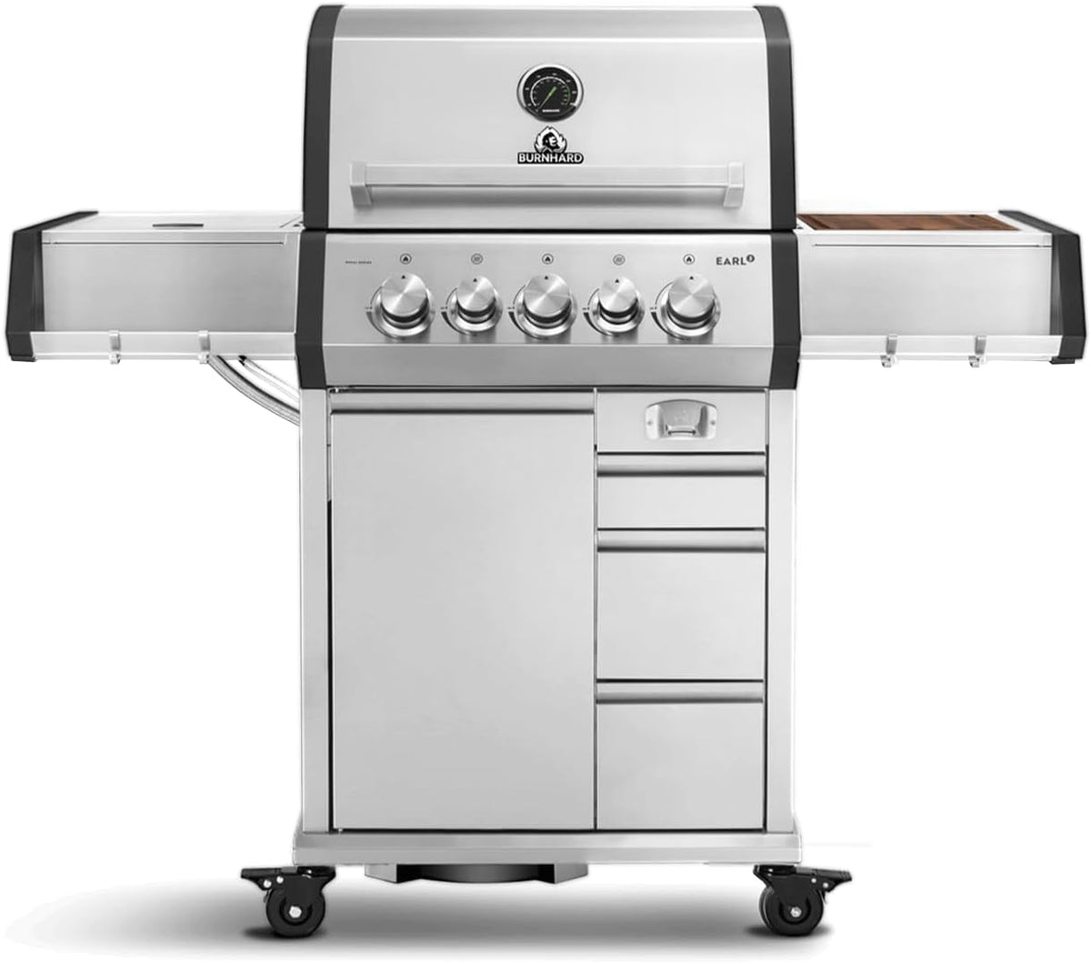 BURNHARD EARL ® Gasgrill, 3-Brenner, Edelstahlrost