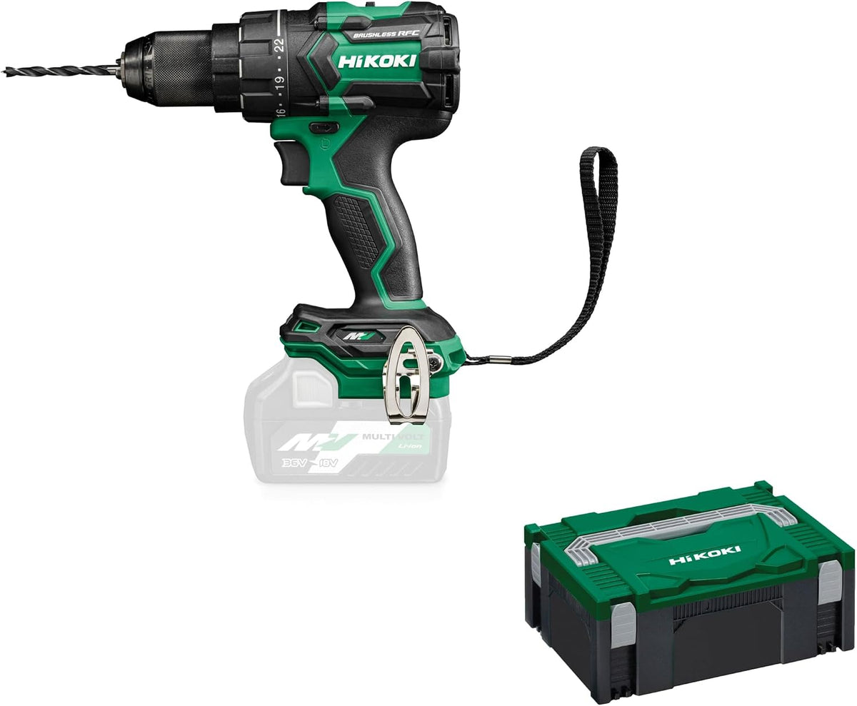 HIKOKI Akku-Bohrschrauber,   Akku-Bohrschrauber DS36DC, 36V Bohrmaschine, 155 Nm, Brushless
