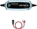 CTEK XS Lithium Multi-Funktions Batterie Ladegerät, Mit 8-Stufen Ladeprogramm, 12V 5 Amp & Comfort Connect Direct Connect Adapter (M8 Muttern)