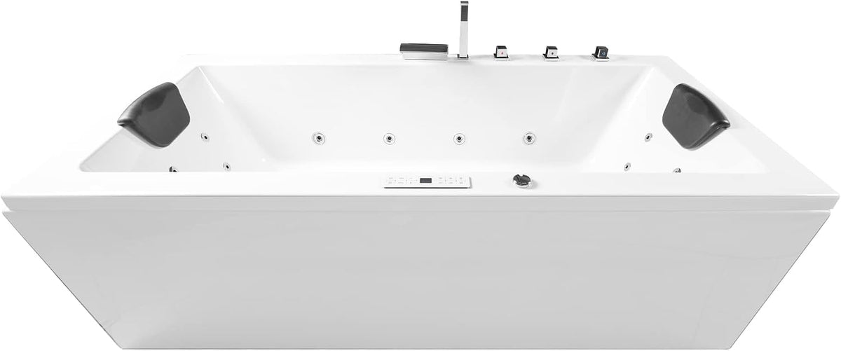 Basera CLASSIC Indoor Whirlpool, Badewanne Naxos (180 × 80 cm)