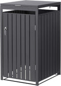 ML DESIGN modern living ML- Mülltonnenbox, 1er 240L, Mülltonnenverkleidung für 1 Mülltonne, Müllbox wetterfest, Mülltonnenhaus aus Stahl