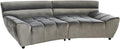 Sofa Big, NERLA Stoff Velvet Silber, KAWOLA