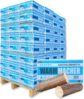 Energie Kienbacher 960kg 96x10kg FSC Nestro Hartholzbriketts Karton Gluthalter Kamin Ofen Brenn Holzbriketts Heiz Grill, Smoker Kohle