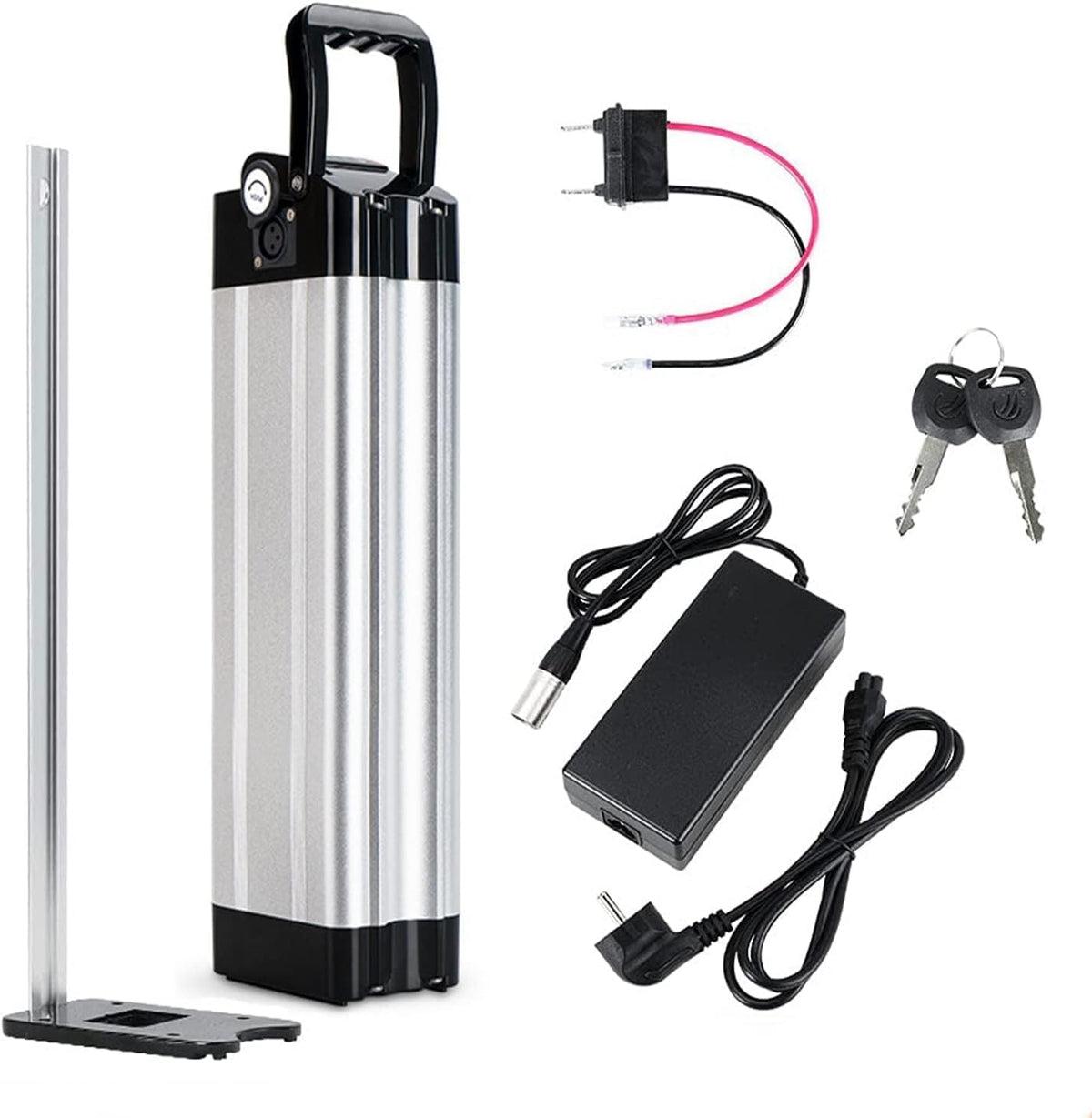 SDTYYP E-Bike-Akku, E-Bike Fahrrad Pedelec Akku 48V/36V 15.6Ah/18Ah/20Ah Lithium-Ionen Akku mit Ladegerät und BMS