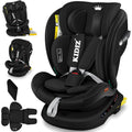 Kidiz Autositze, ® Autokindersitz mit Isofix i-Size R129 100-150cm bis 12 Jahre, mitwachsender Kindersitz, 5-Punkt-Gurt, höhenverstellbare Kopfstütze