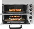 Tagtuell Elektrischer Pizzaofen, Pizza Backofen Für die Gastronomie, 50-350℃ Gastro Steinbackofen
