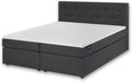 Boxspringbett, mit 7-Zonen Tonnentaschenfederkernmatratzen (H3) und Komfortschaumtopper, Leichter Aufbau, produziert nach deutschem Qualitätsstandard