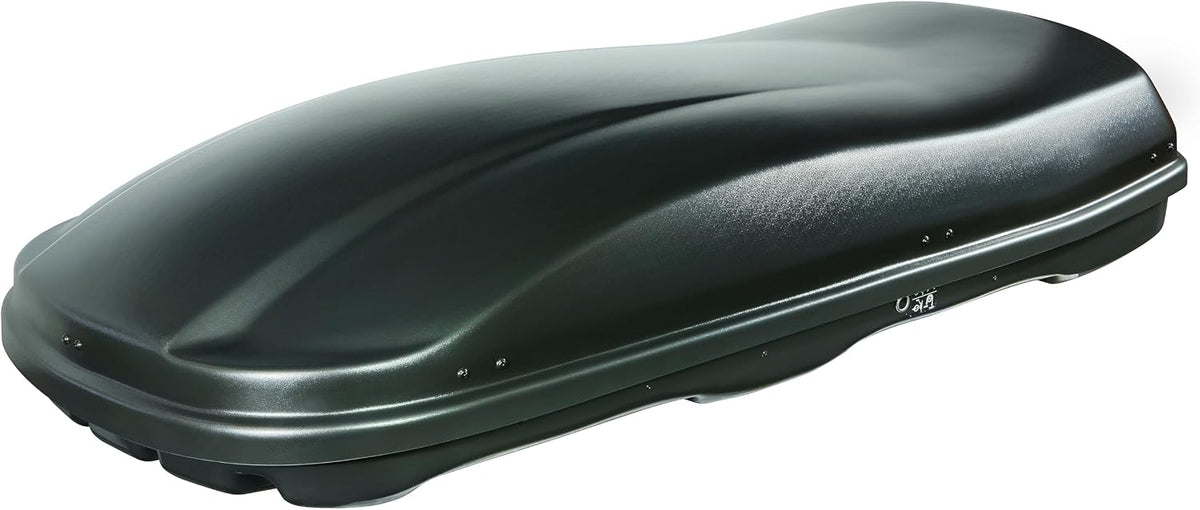 Farad Marlin Dachbox, 680L schwarz mit Lifter - Doppelter Seitenöffner, TÜV-GS Zulassung