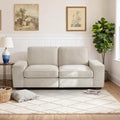 Sofa 185 cm Modul, 2-Sitzer Couch mit Stauraum, für kleine Räume, DUANDUAN