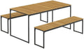 OUTLIV . Floris Sitzgruppe Essgruppe, Gartenmöbel-Set, 3-teilig, 160 × 78 × 75cm