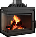 kratki Kaminofen, Kamineinsatz Gusseisen Simple 8kW Holzofen Eck Links Ø150 BImSchV 2