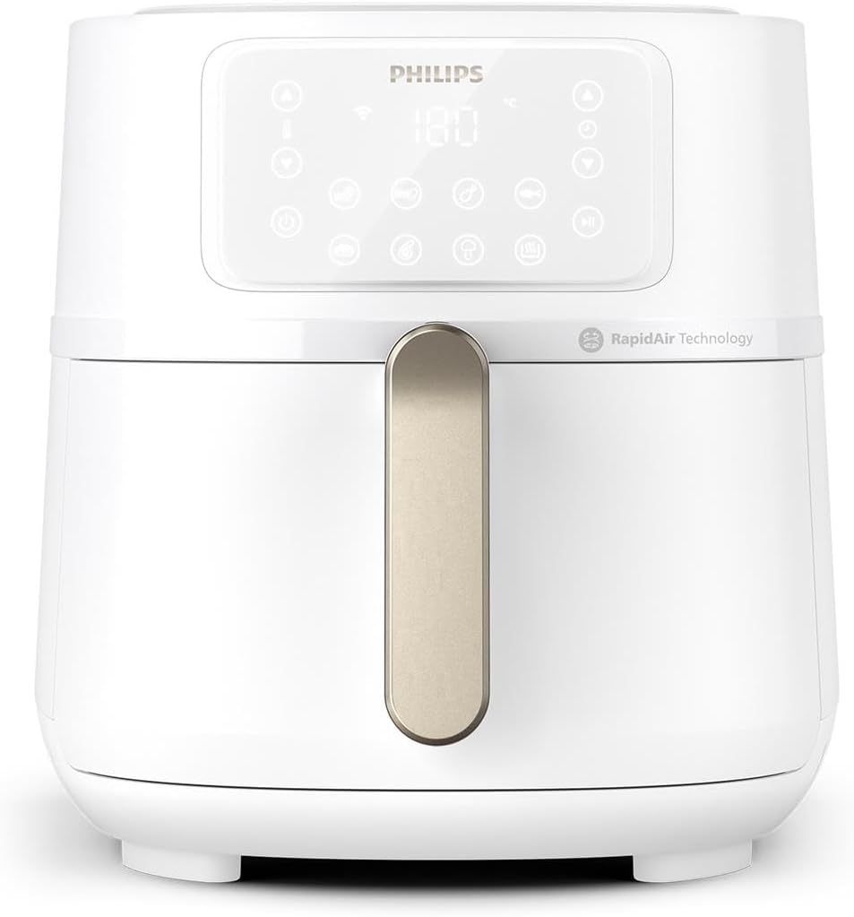 PHILIPS Heißluftfritteuse, Airfryer 5000-Serie XXL, 7, 2L (1, 4Kg) - 6 Portionen, 16-in-1 Airfryer, Wifi verbunden