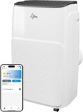 Suntec Wellness Mobile Klimaanlage, Mobiles Klimagerät Coolfixx 14000 BTU APP, Klimaanlage mobil und leise mit Smart App Steuerung