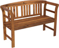 Sitzbank, Landhausbank Gartenbank Rosario aus Akazienholz geölt, 2-sitzig 120cm, FSC-Zertifiziert, DEGAMO