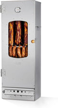 KAISER COMPANY '100' Hochwertiger Räucherofen Räucherschrank aus Edelstahl - Holzbefeuerung I Tragbarer Smoker